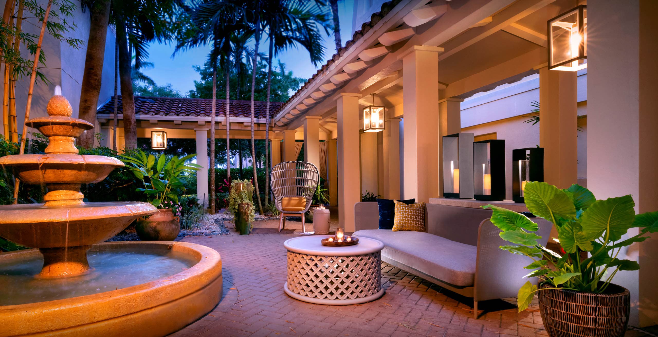 A lounge area on Lantern Lane