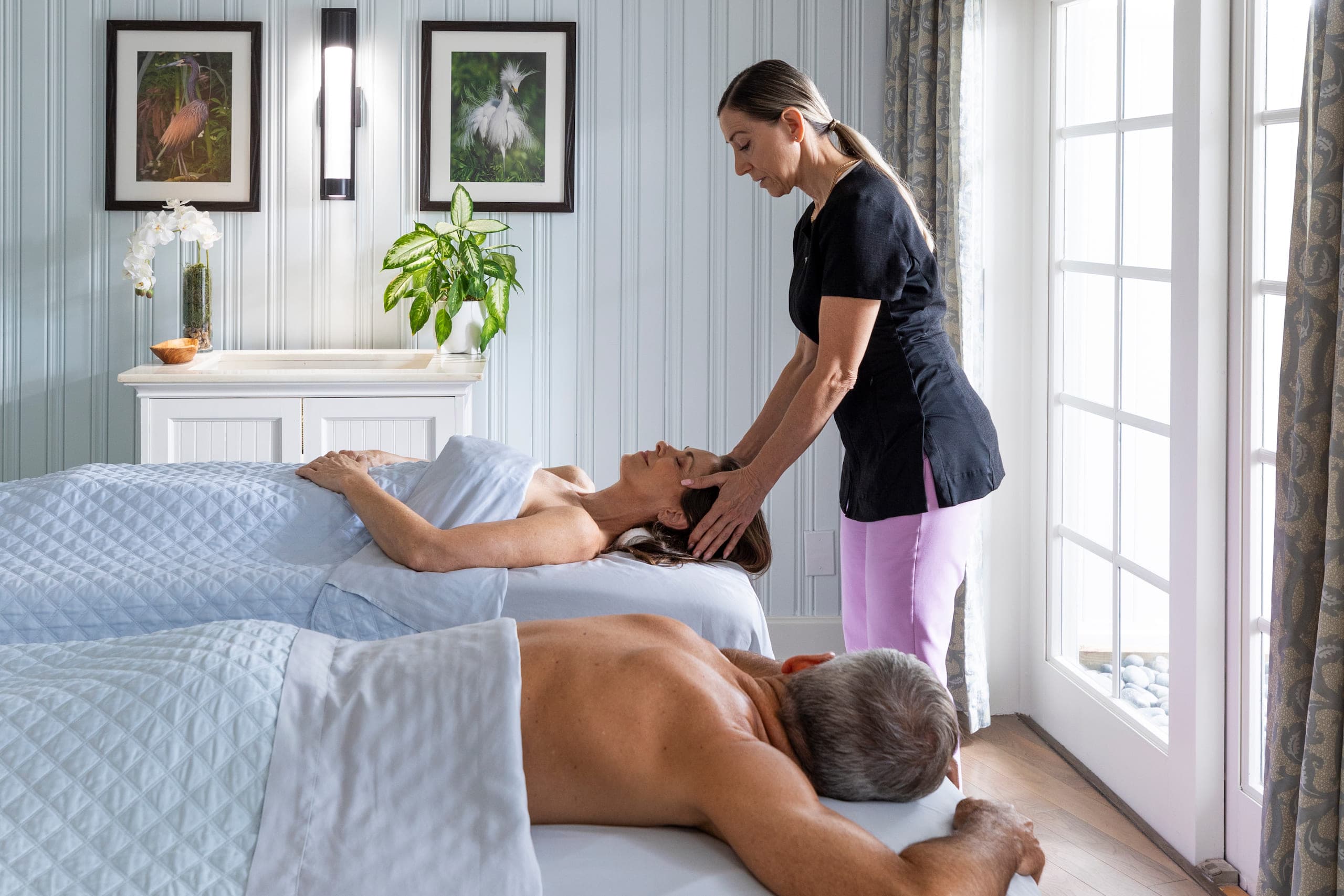 A couples massage at SpaTerre