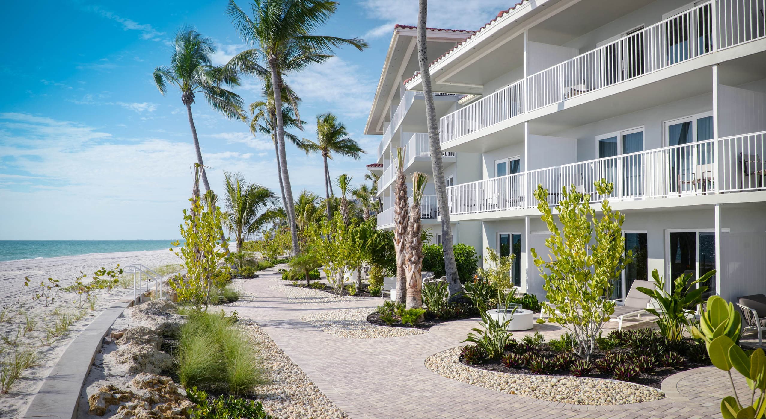 The beach and beach house