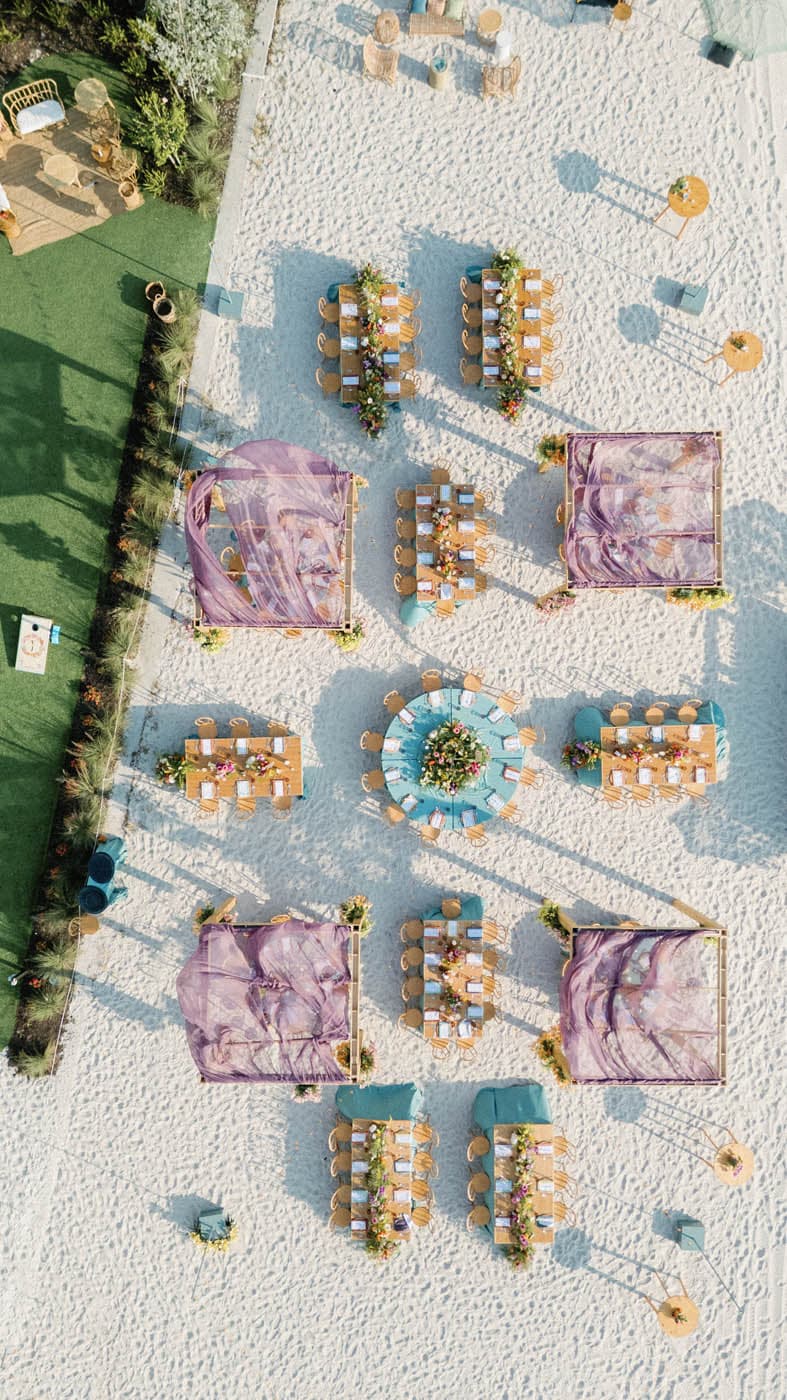 A celebration on the beach at LaPlaya