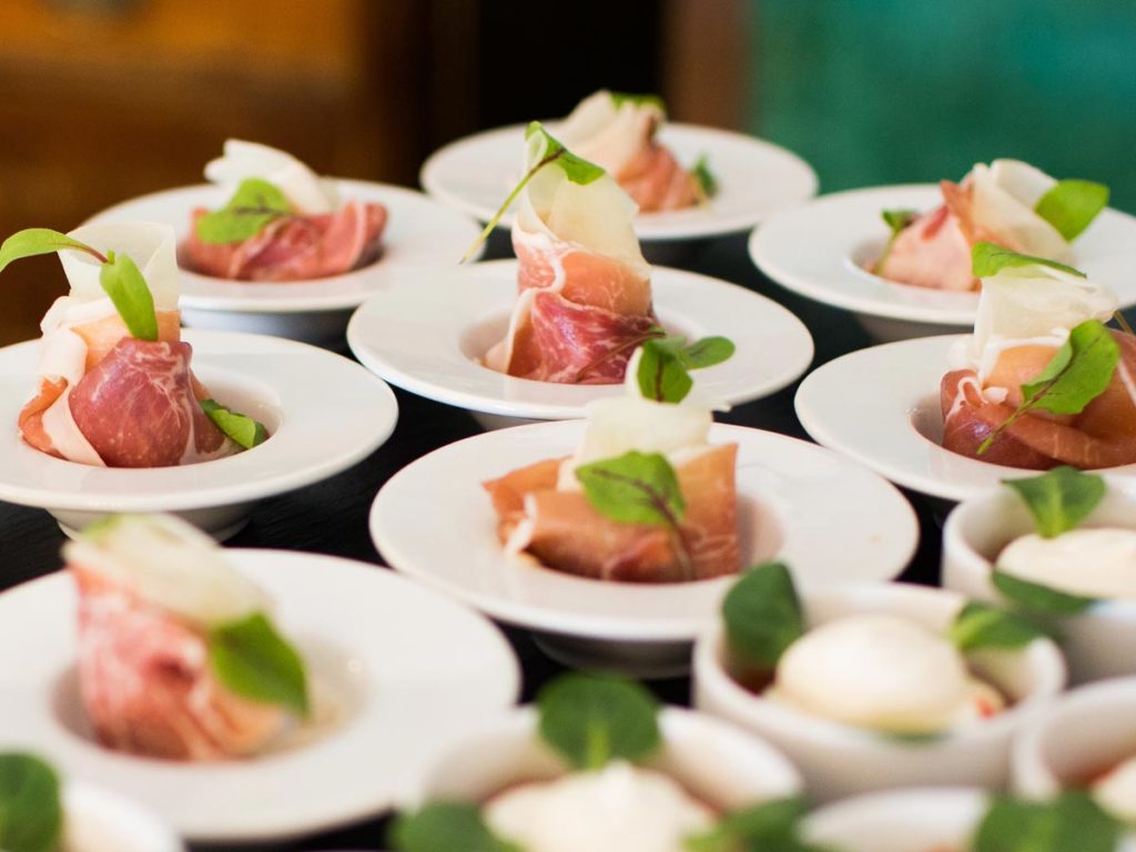 Gourmet food at fine dining restaurant Naples, Florida