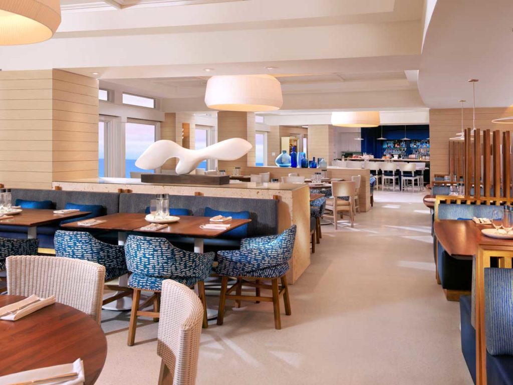 Baleen dining area in La Playa Beach and Golf Resort