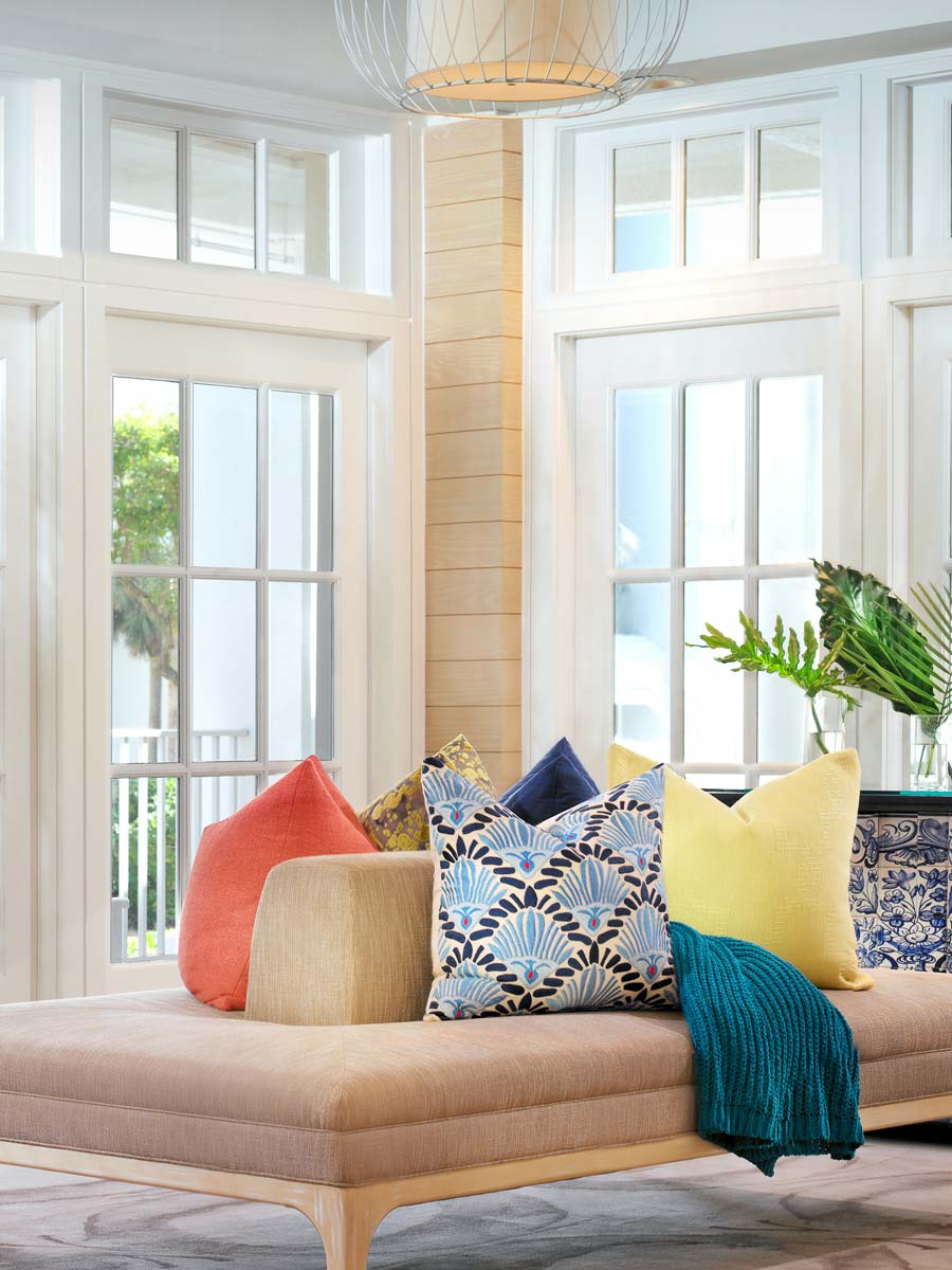 Lounge Chair And Pillows.