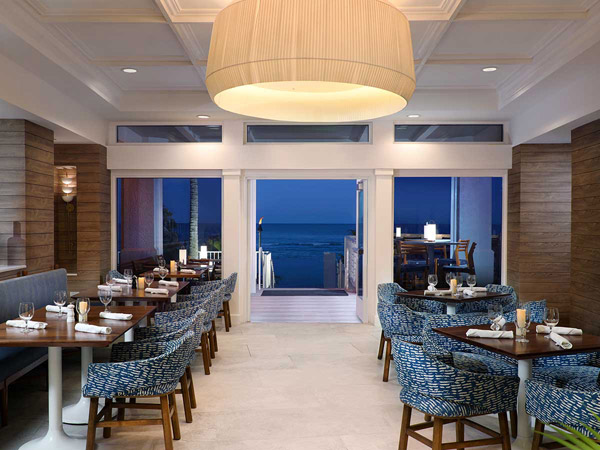 Indoor Dining With An Ocean View At Baleen Naples