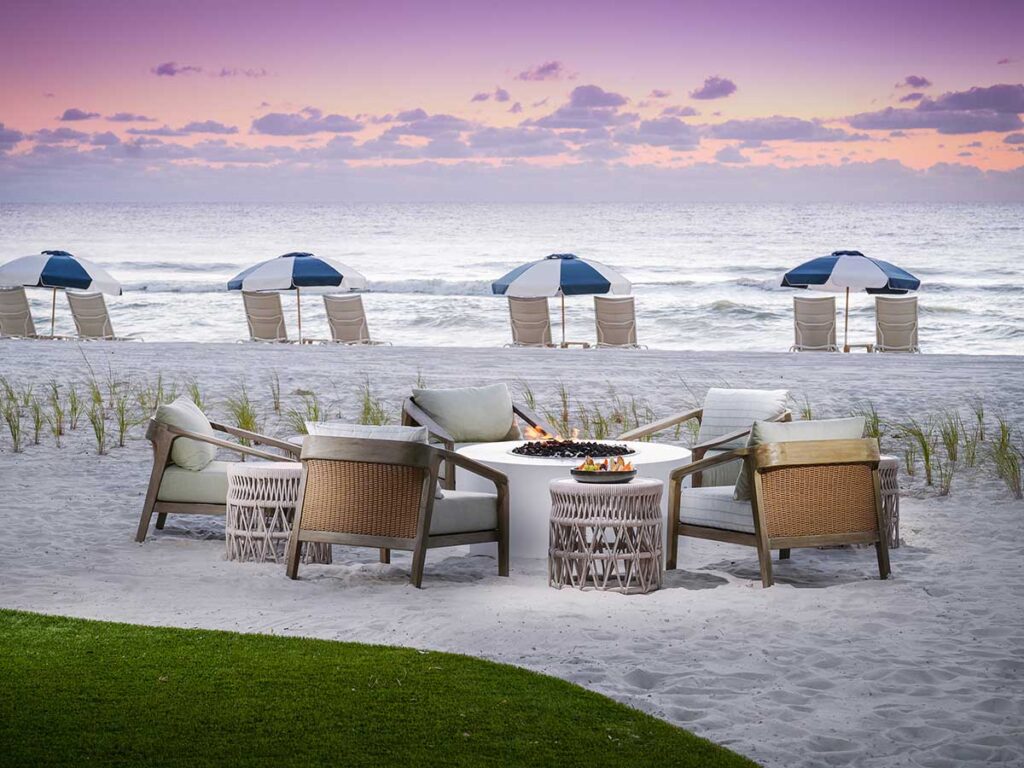 Firepit On The Beach At Laplaya Resort