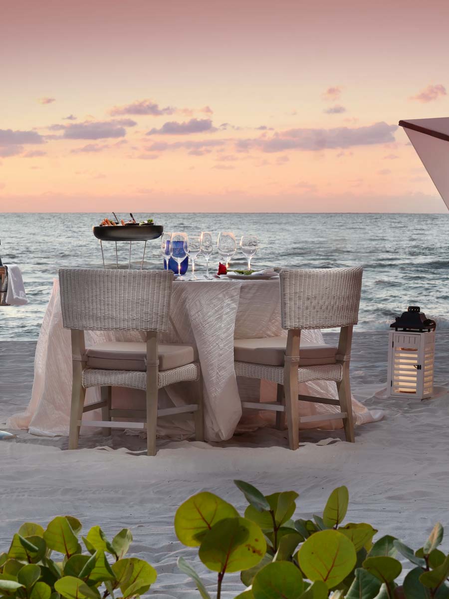 Fancy Dining On The Beach