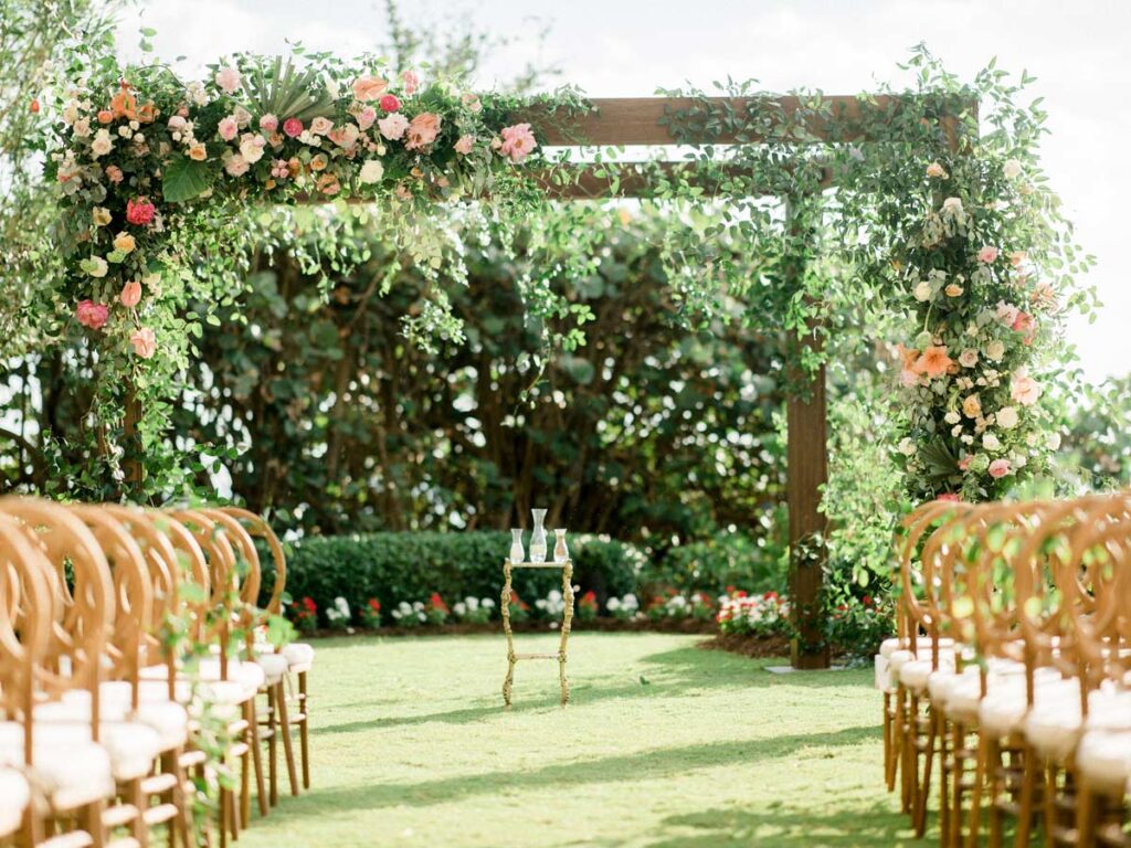 Wedding Ceremony On The Grass