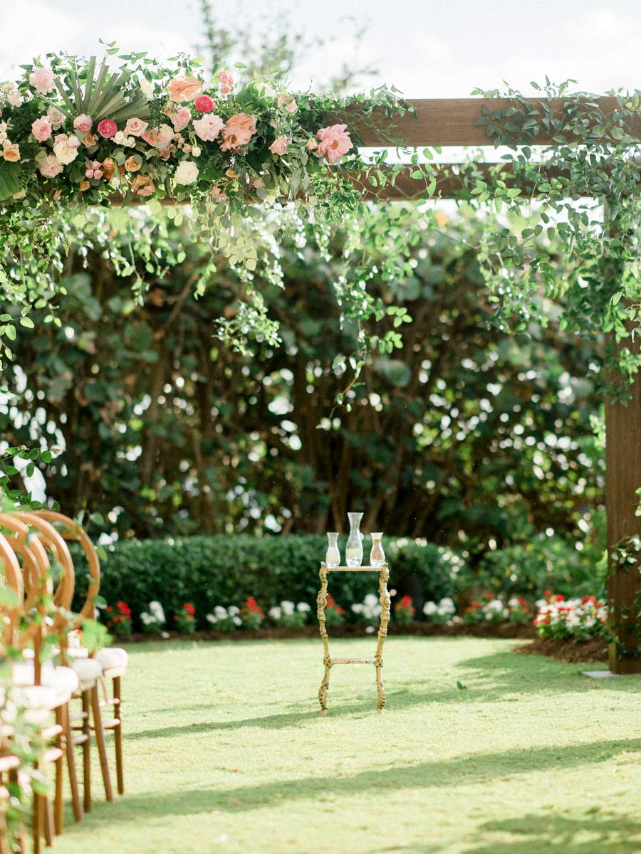 Wedding Ceremony On The Grass