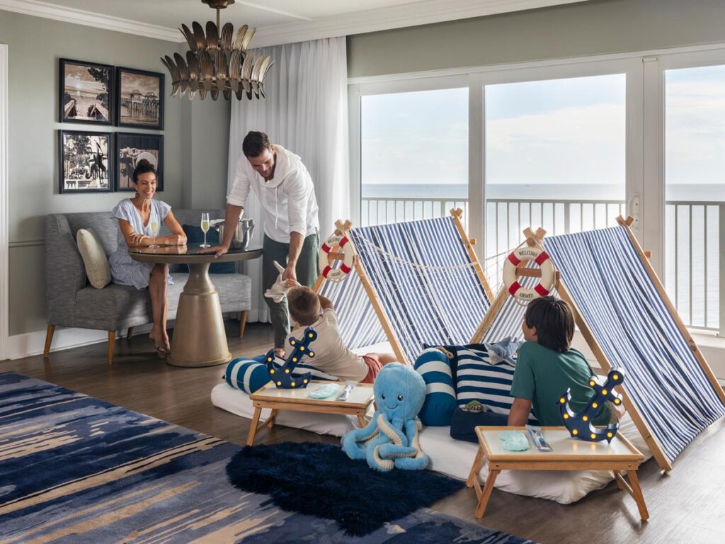 Tents For Children In A Laplaya Guestroom