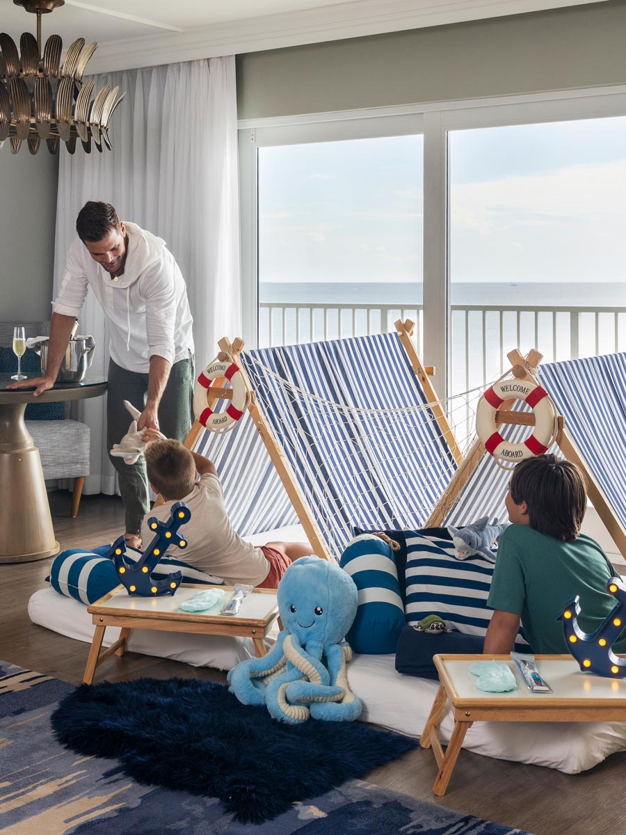 Tents For Children In A Laplaya Guestroom